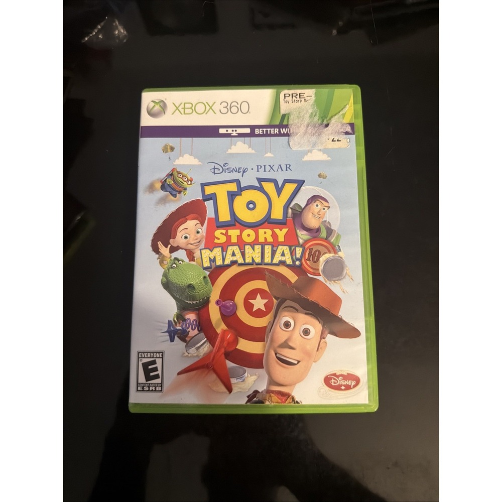 Xbox 360 Toy Story Mania! Complete in Box (CIB) Scratch Free